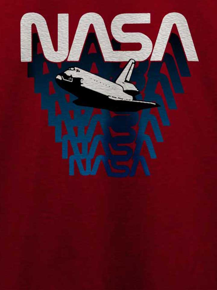nasa-space-shuttle-t-shirt bordeaux 4