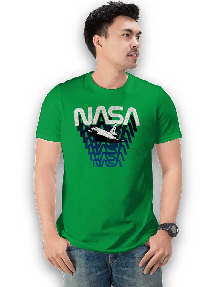 nasa-space-shuttle-t-shirt gruen 2