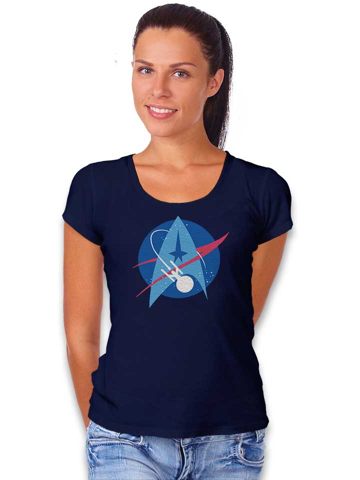 nasa-space-trek-damen-t-shirt dunkelblau 2