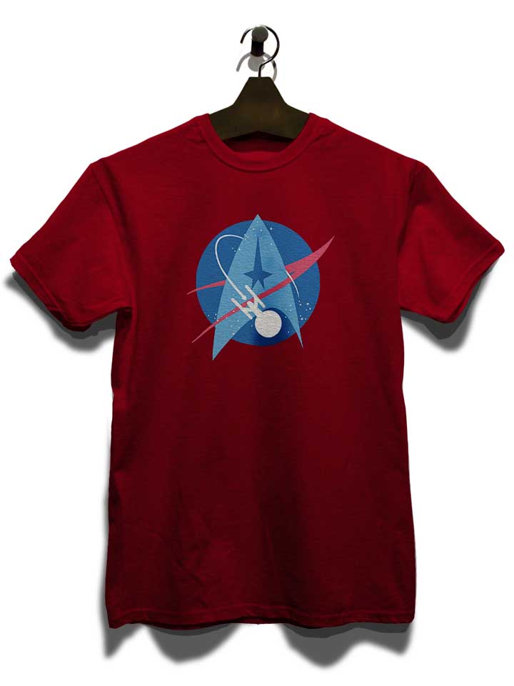 nasa-space-trek-t-shirt bordeaux 3