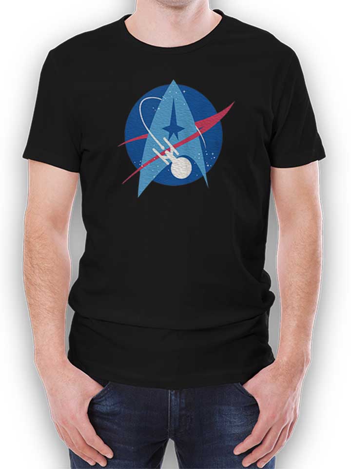 Nasa Space Trek T-Shirt schwarz L
