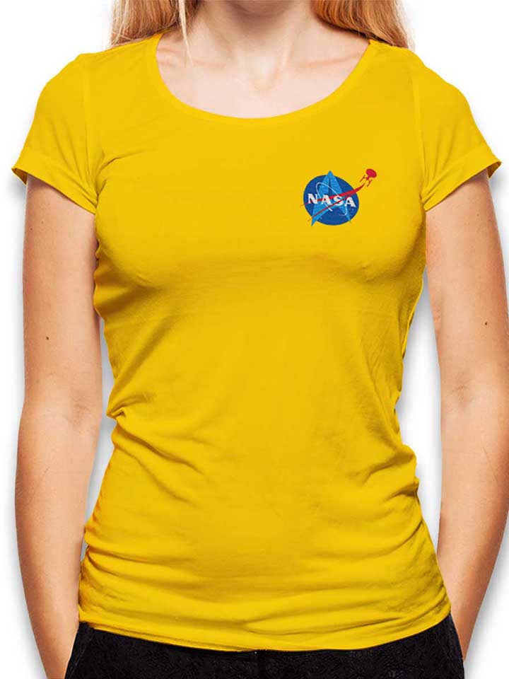 Nasa Trekkie Chest Print Damen T-Shirt gelb L