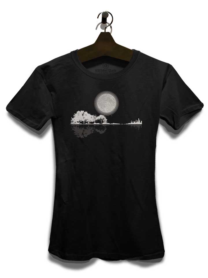 nature-guitar-moon-damen-t-shirt schwarz 3