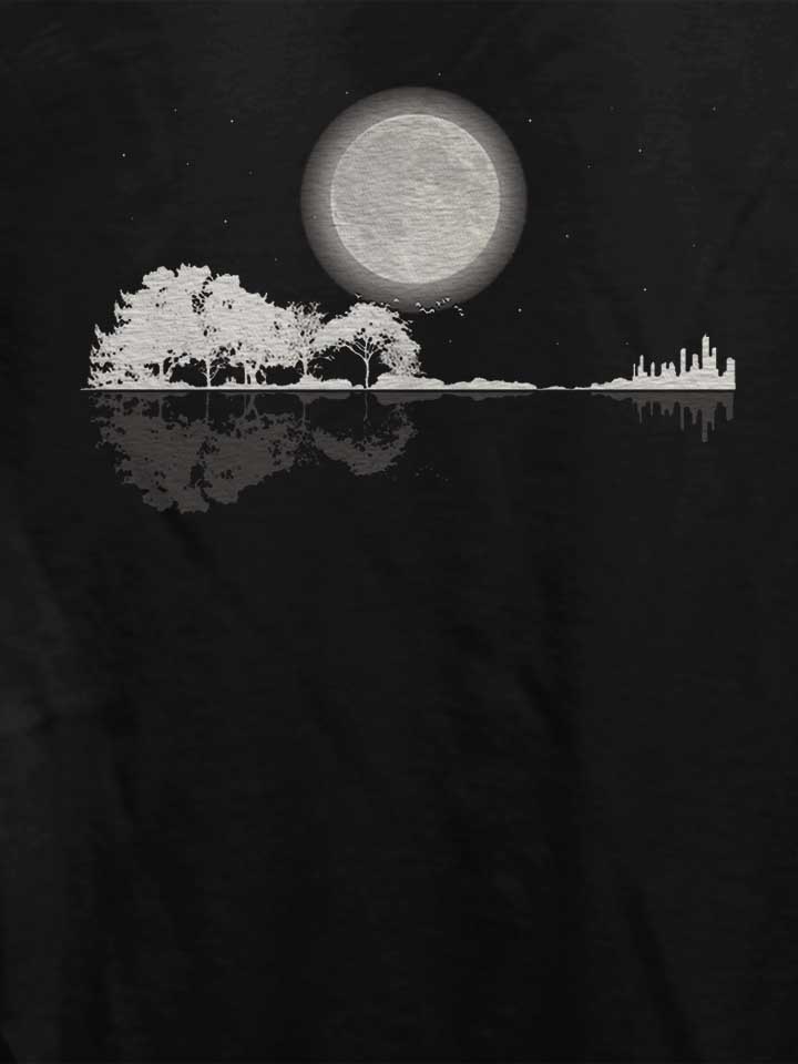 nature-guitar-moon-damen-t-shirt schwarz 4