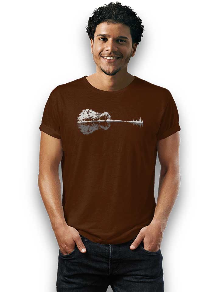 nature-guitar-t-shirt braun 2