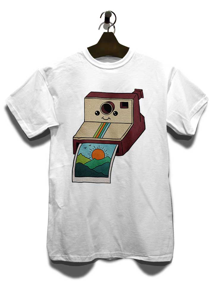 nature-photo-polaroid-t-shirt weiss 3