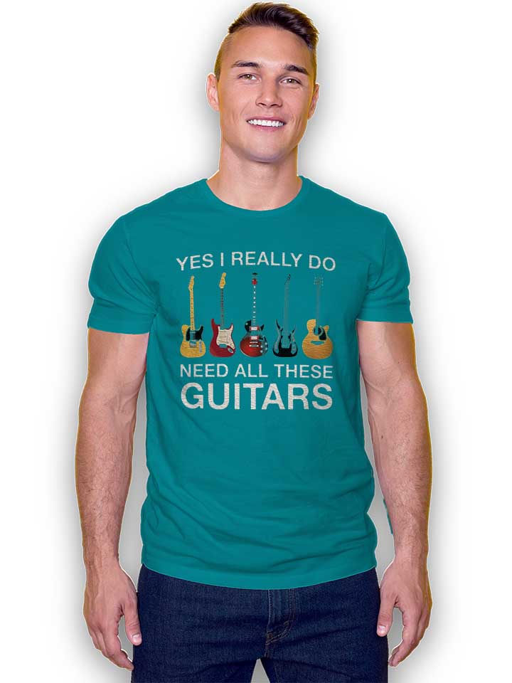 need-all-these-guitars-t-shirt tuerkis 2