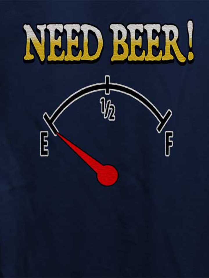 need-beer-damen-t-shirt dunkelblau 4