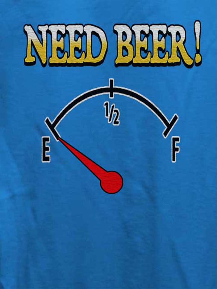 need-beer-damen-t-shirt royal 4
