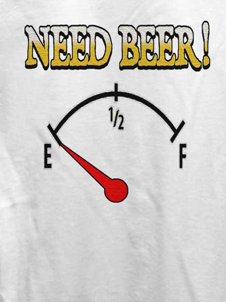 need-beer-damen-t-shirt weiss 4