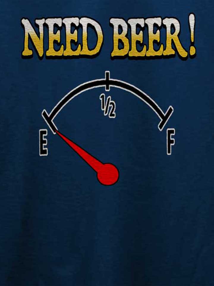 need-beer-t-shirt dunkelblau 4