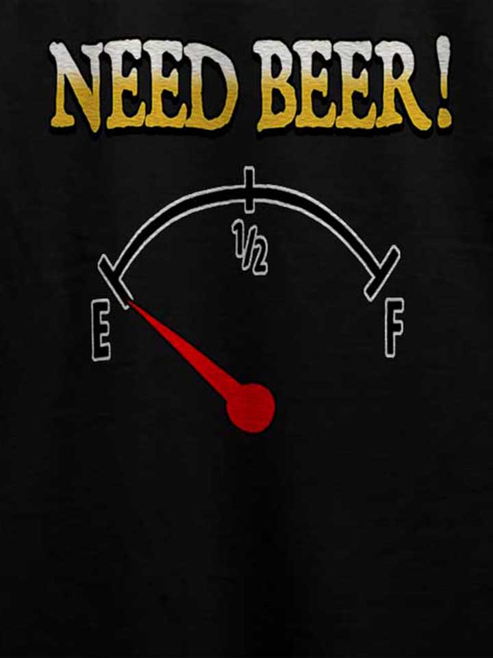 need-beer-t-shirt schwarz 4