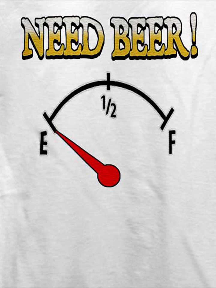 need-beer-t-shirt weiss 4