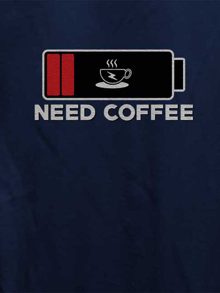 need-coffee-akku-leer-damen-t-shirt dunkelblau 4