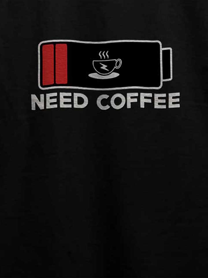 need-coffee-akku-leer-t-shirt schwarz 4