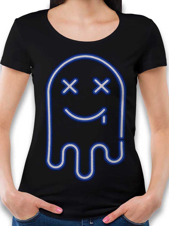 neon-ghost-damen-t-shirt schwarz 1