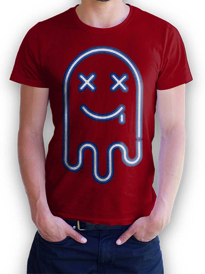 Neon Ghost Camiseta burdeos L