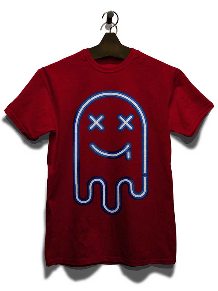 neon-ghost-t-shirt bordeaux 3