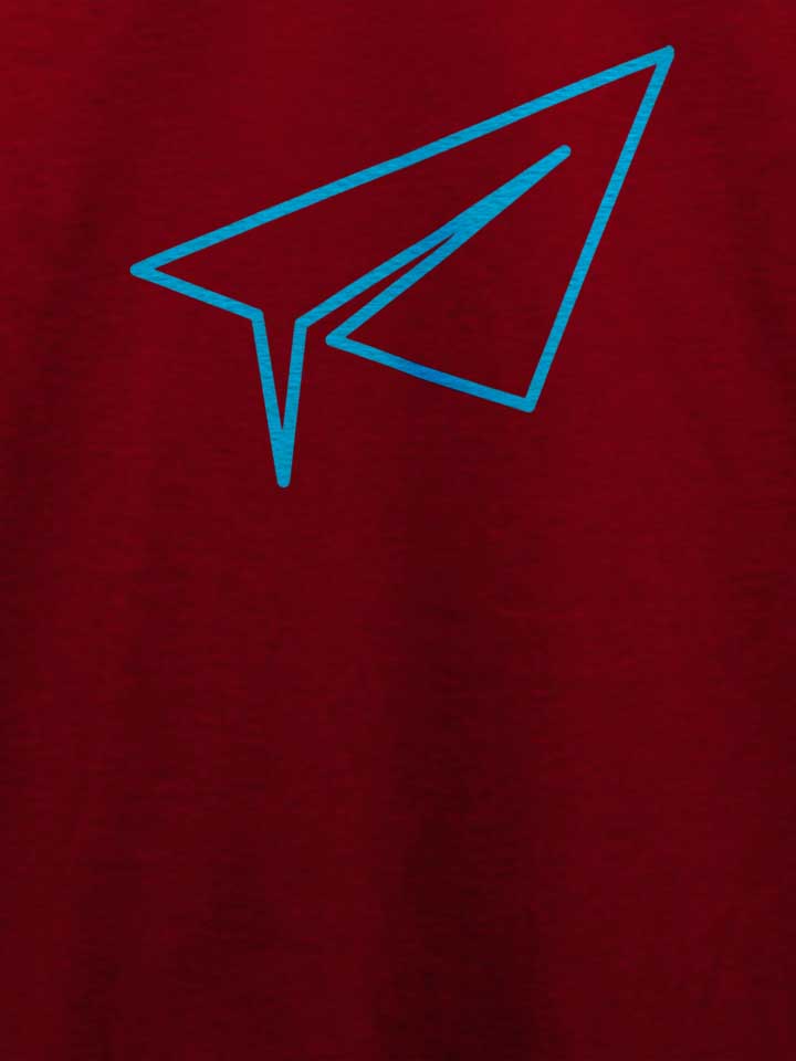 neon-paperairplane-t-shirt bordeaux 4