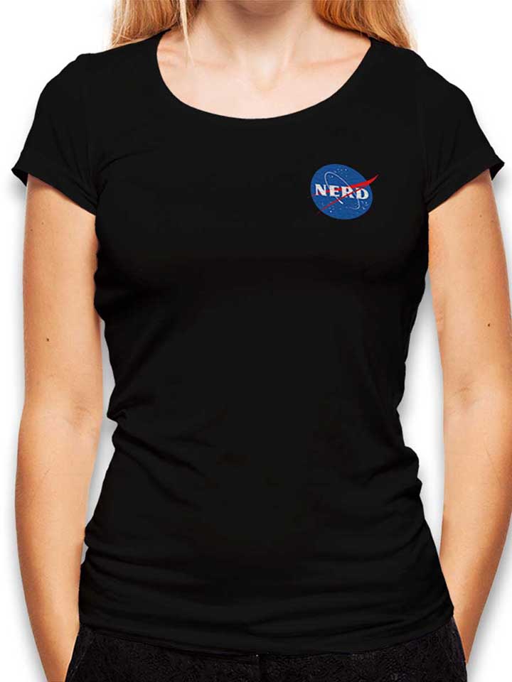 nerd-nasa-chest-print-damen-t-shirt schwarz 1