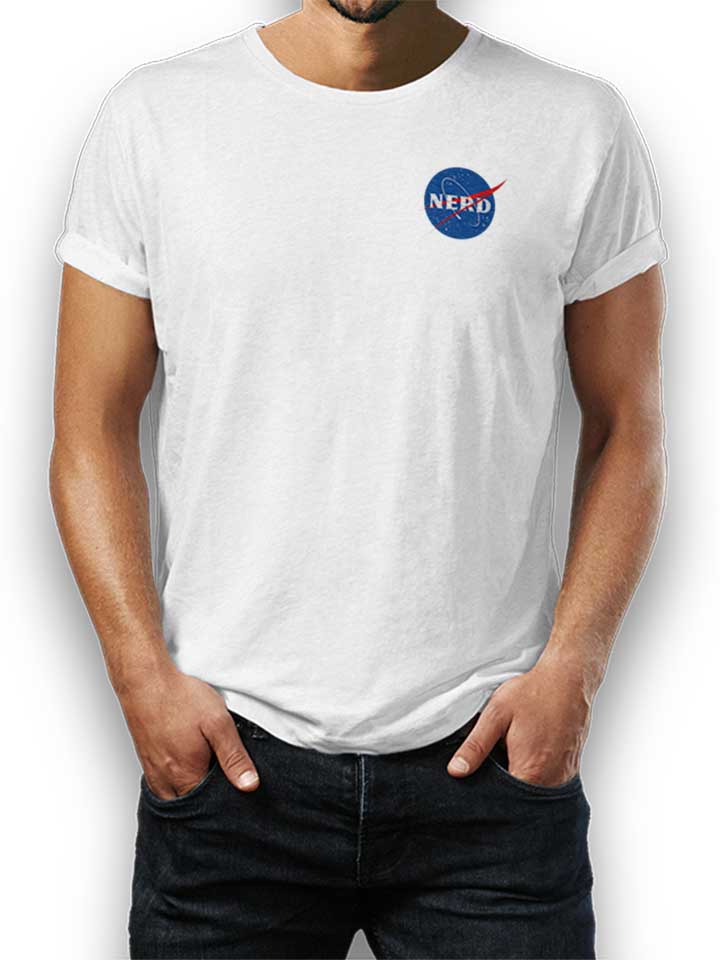 nerd-nasa-chest-print-t-shirt weiss 1