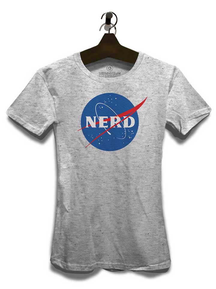 nerd-nasa-damen-t-shirt grau-meliert 3