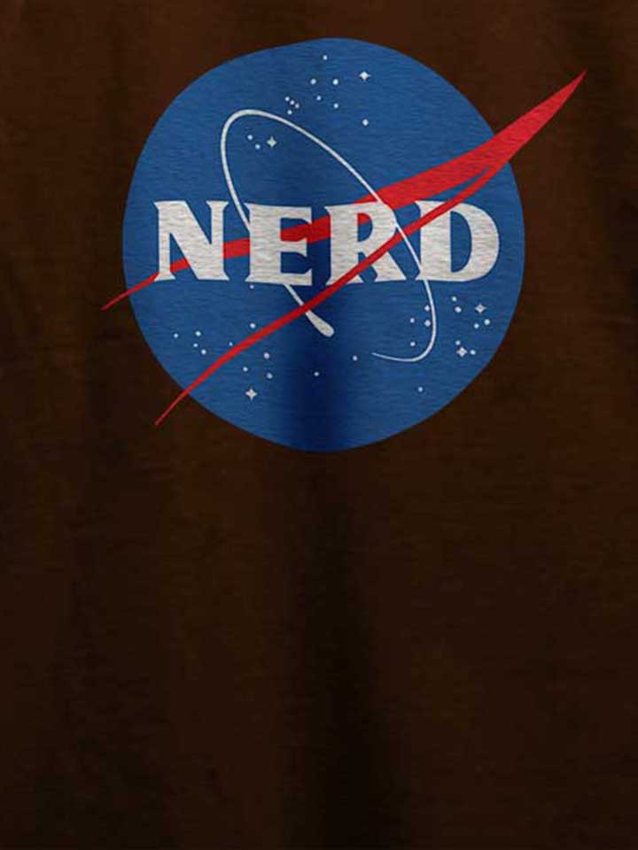 nerd-nasa-t-shirt braun 4