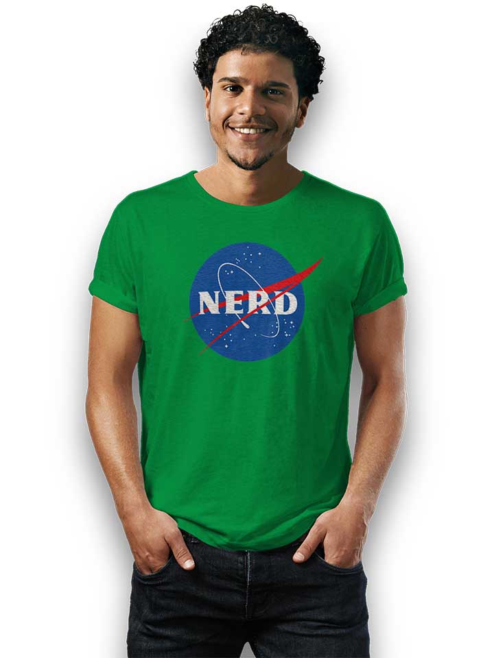 nerd-nasa-t-shirt gruen 2