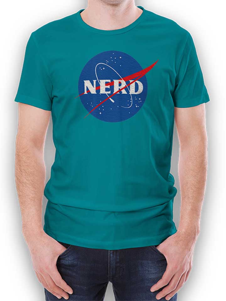 nerd-nasa-t-shirt tuerkis 1