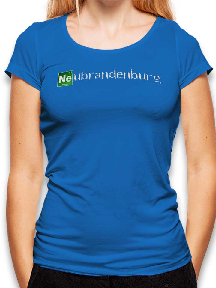 Neubrandenburg T-Shirt Donna blu-royal L