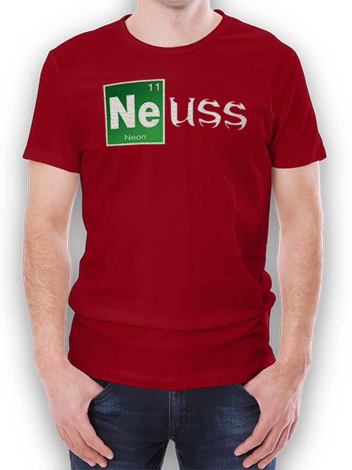 Neuss T-Shirt maroon L