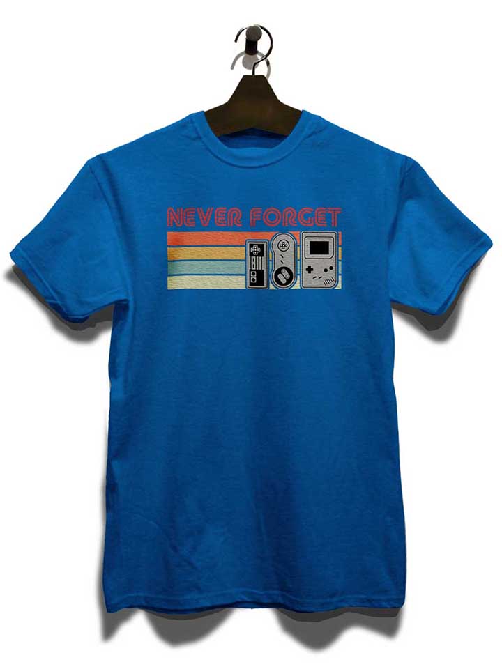 never-forget-oldschool-game-controller-t-shirt royal 3