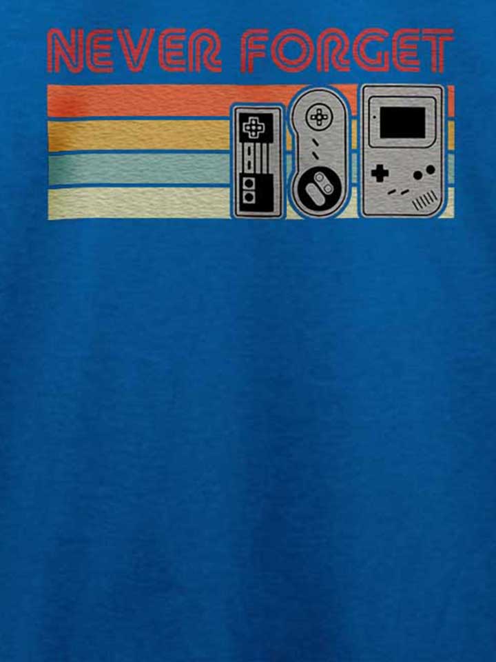 never-forget-oldschool-game-controller-t-shirt royal 4