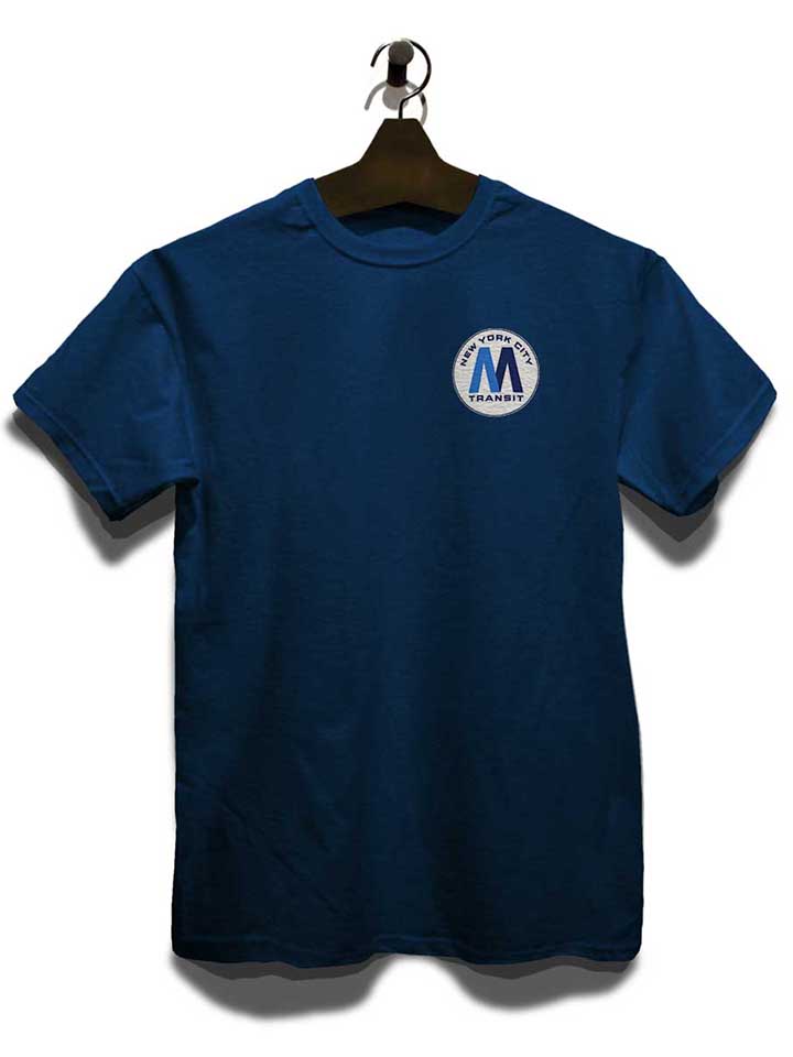 new-york-city-transit-subway-logo-chest-print-t-shirt dunkelblau 3