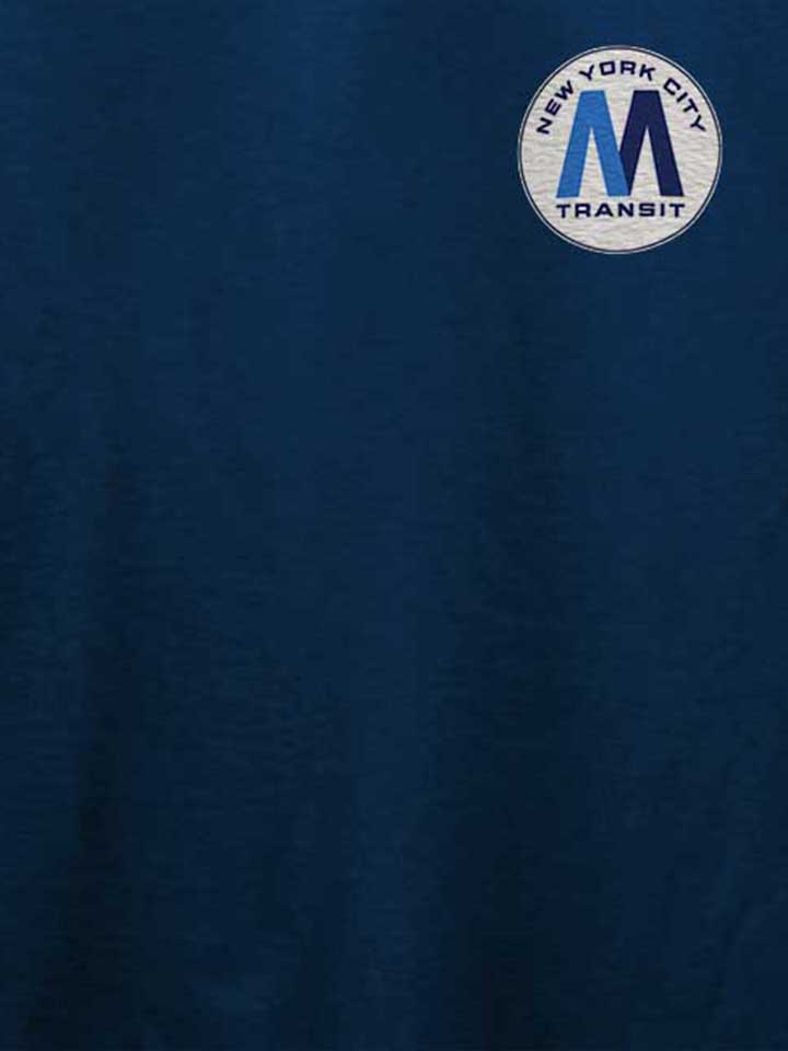 new-york-city-transit-subway-logo-chest-print-t-shirt dunkelblau 4