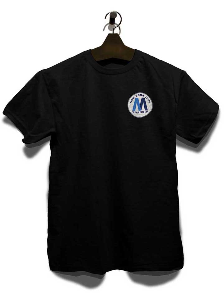 new-york-city-transit-subway-logo-chest-print-t-shirt schwarz 3