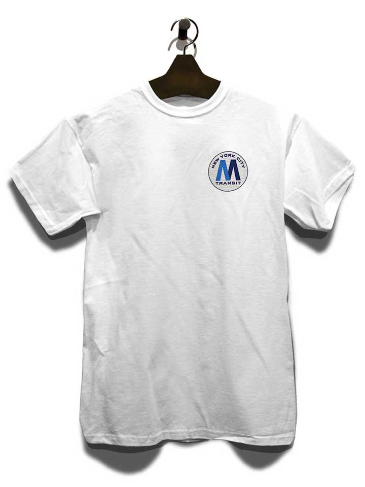 new-york-city-transit-subway-logo-chest-print-t-shirt weiss 3