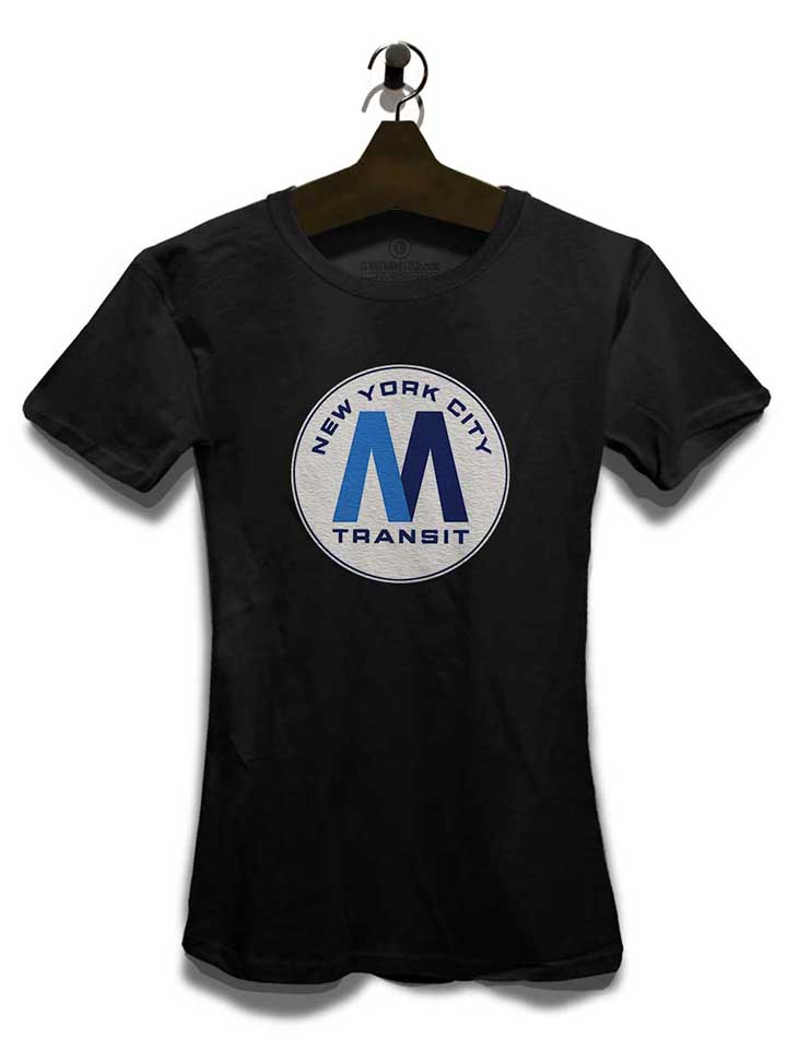 new-york-city-transit-subway-logo-damen-t-shirt schwarz 3