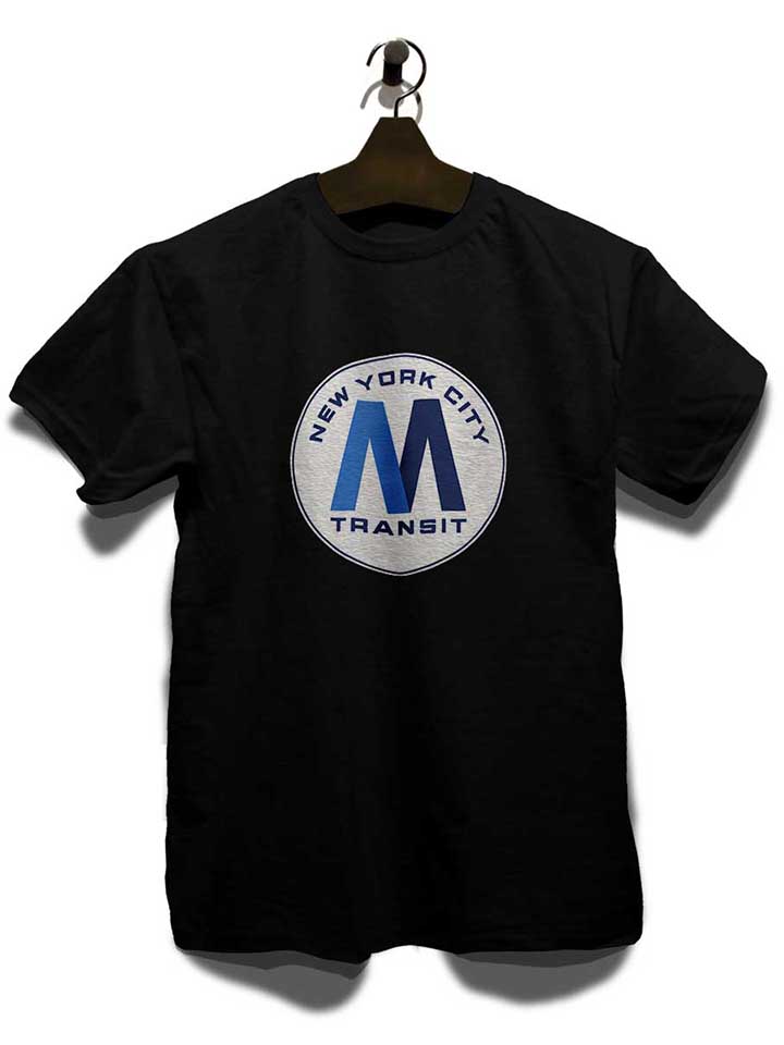new-york-city-transit-subway-logo-t-shirt schwarz 3