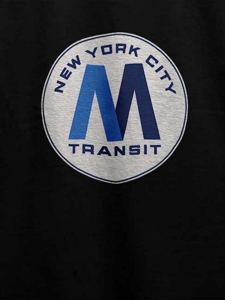 new-york-city-transit-subway-logo-t-shirt schwarz 4