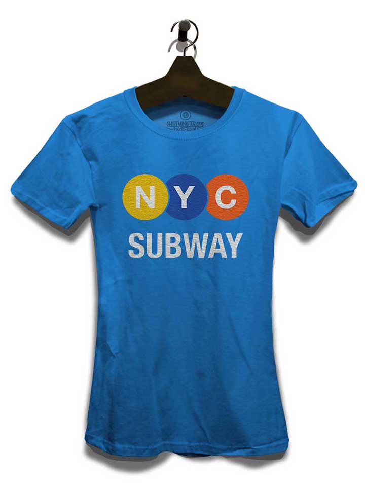 newyork-city-subway-damen-t-shirt royal 3