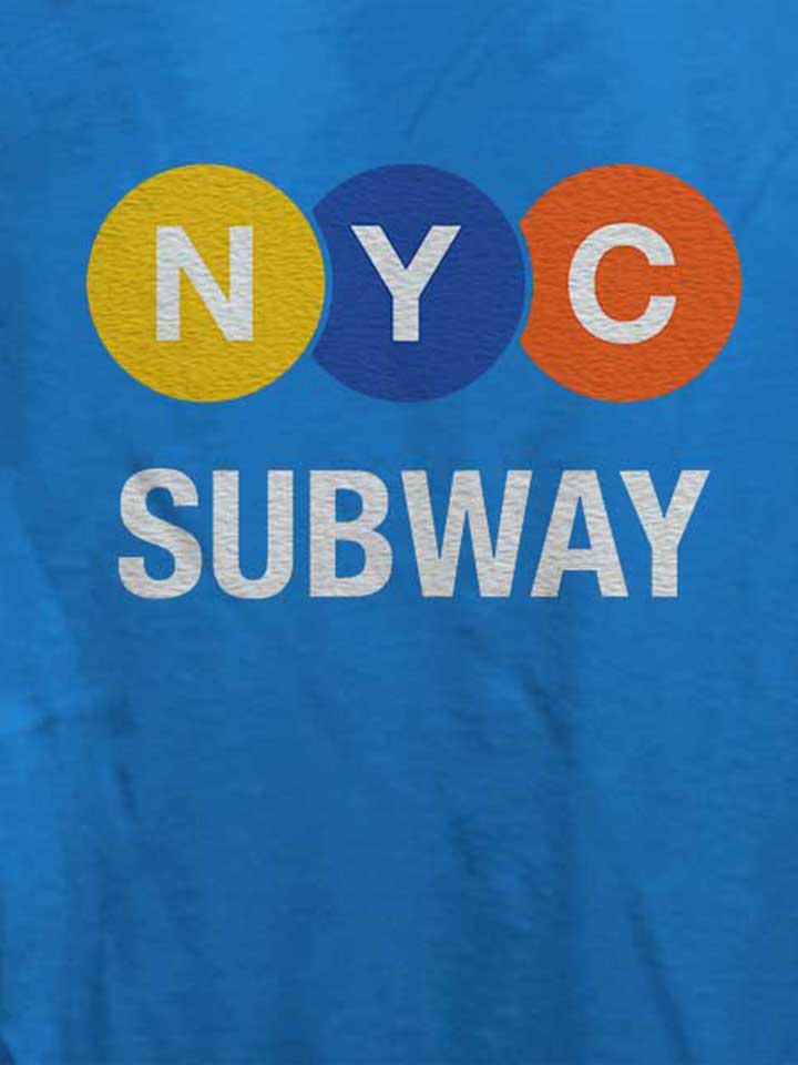 newyork-city-subway-damen-t-shirt royal 4