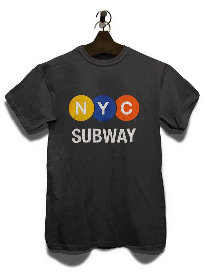 newyork-city-subway-t-shirt dunkelgrau 3