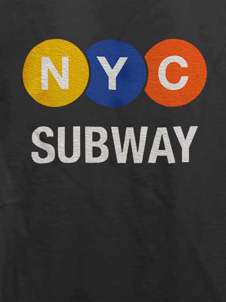 newyork-city-subway-t-shirt dunkelgrau 4