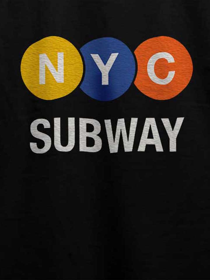 newyork-city-subway-t-shirt schwarz 4