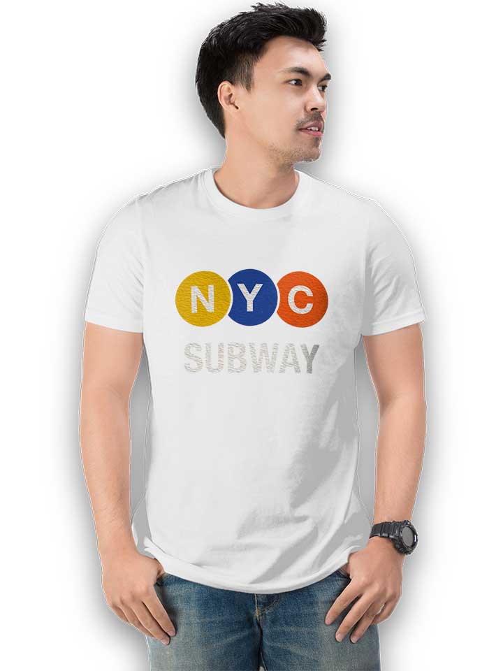 newyork-city-subway-t-shirt weiss 2