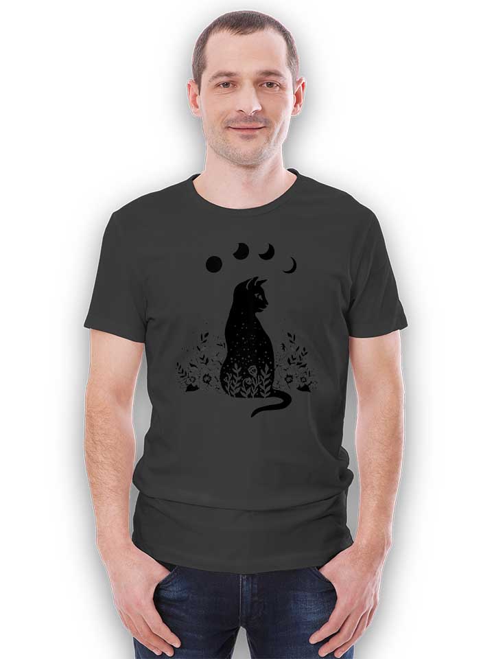 night-garden-cat-t-shirt dunkelgrau 2