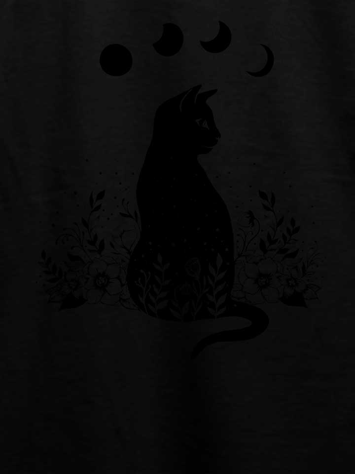 night-garden-cat-t-shirt schwarz 4