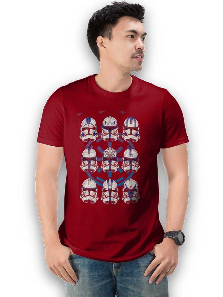 nine-stormtroopers-t-shirt bordeaux 2