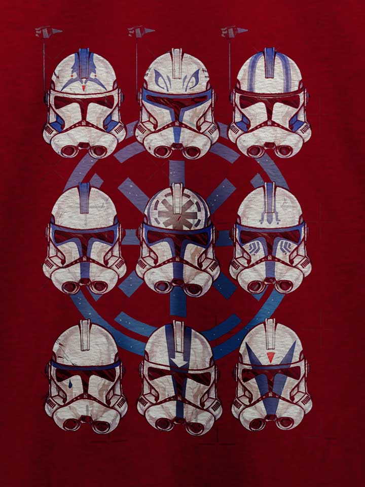 nine-stormtroopers-t-shirt bordeaux 4